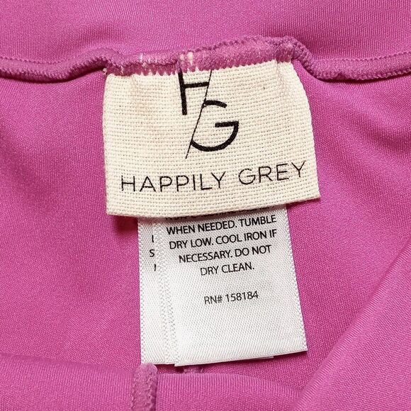 NWT Happily Grey Women's 5" Inseam Pink & Cream Bike Shorts Set of 2 Size Large - Picture 8 of 9